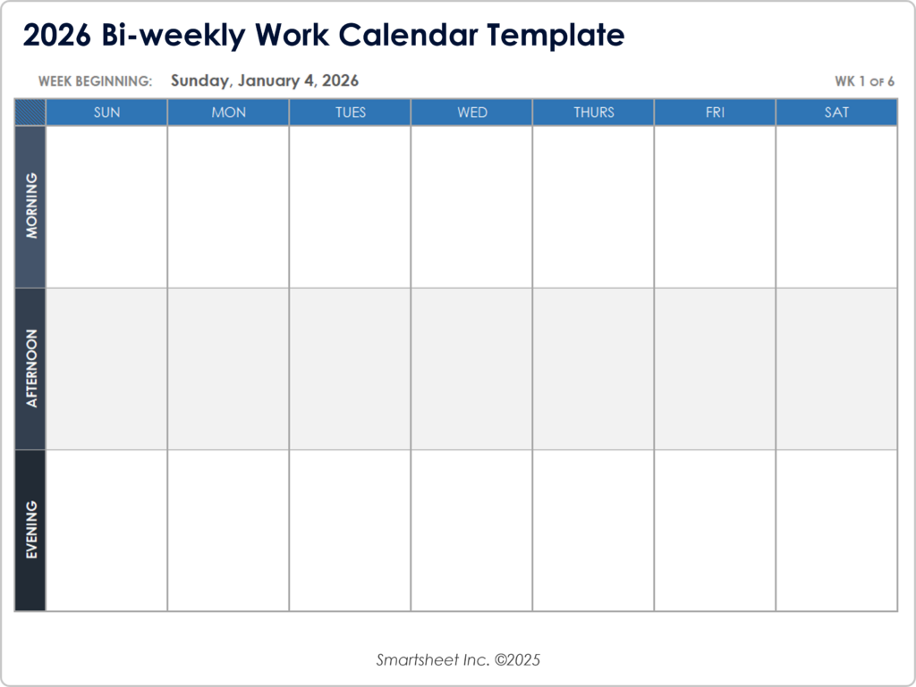 20 free calendar templates work personal planning