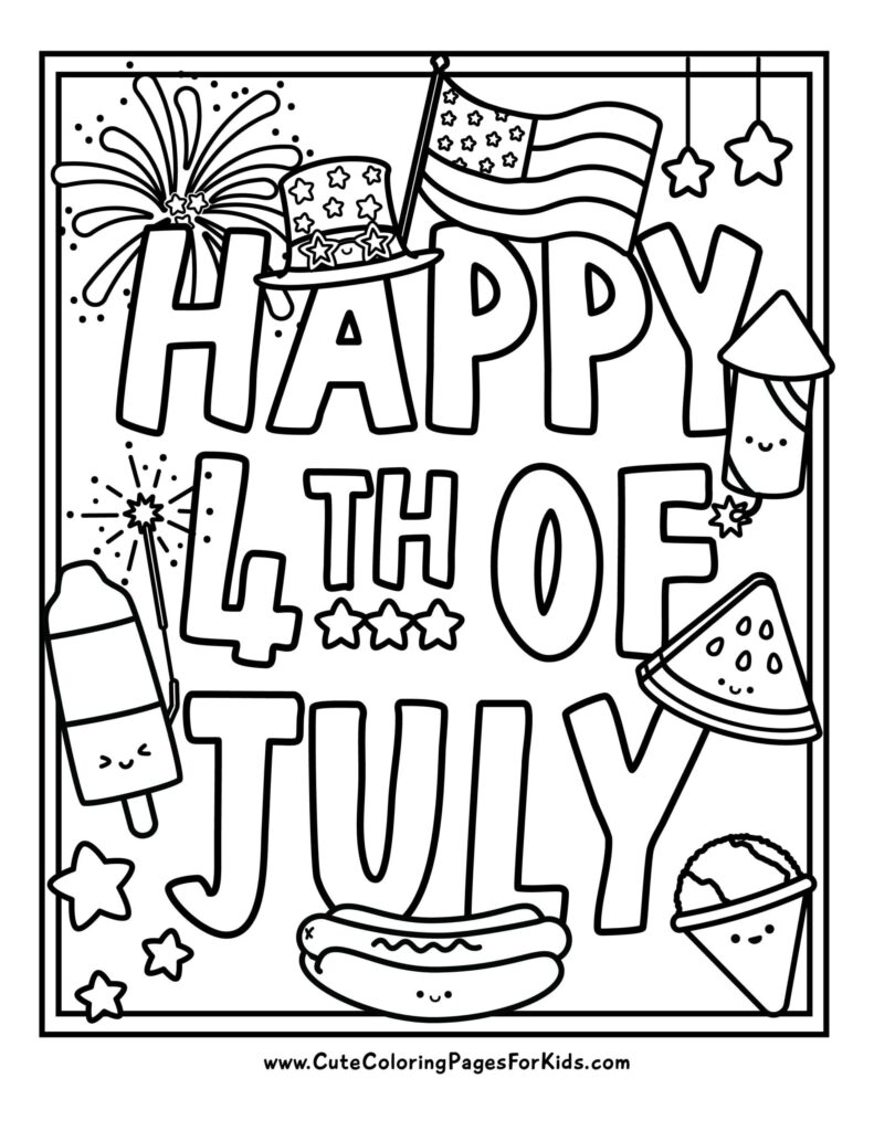4th Of July Free Printables – 4th Of July Printable Coloring Pages – King Printables 4th Of July Free Printables - 4th Of July Printable Coloring Pages - King Printables