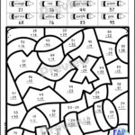 Adding And Subtracting Coloring Worksheets - Double Digit Addition And Subtraction Printable Worksheets - Preschool ...