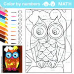 Addition And Subtraction Worksheets Color By Number - Color by numbers - addition and subtraction worksheet for ...