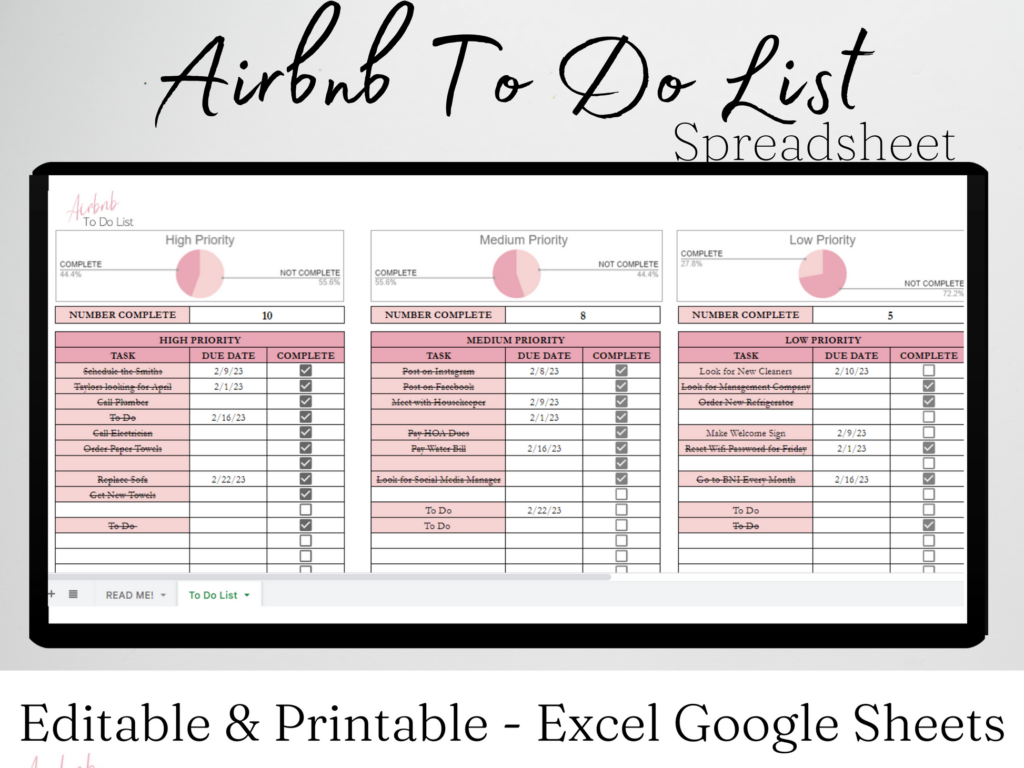 airbnb to do list template google sheets excel spreadsheet airbnb to do list template google sheets excel spreadsheet