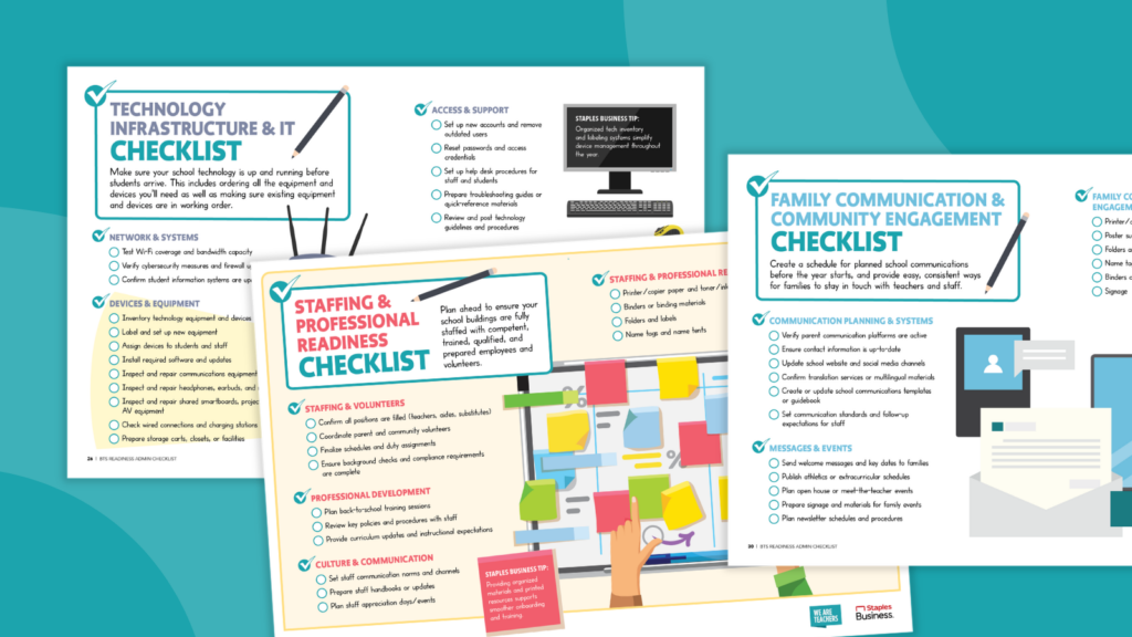 back to school checklist admin back to school checklist admin