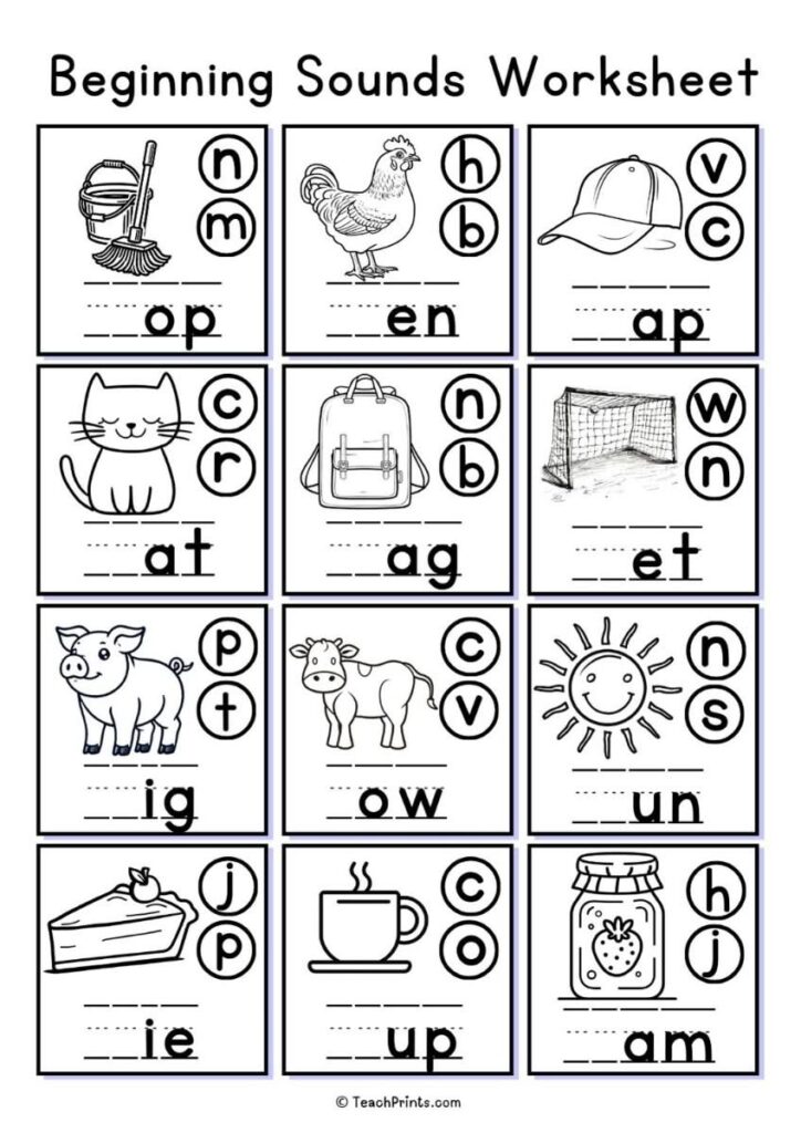 Beginning Sounds Worksheets Free Printable – Free printable beginning sounds worksheets for kindergarten – Artofit Beginning Sounds Worksheets Free Printable - Free printable beginning sounds worksheets for kindergarten – Artofit