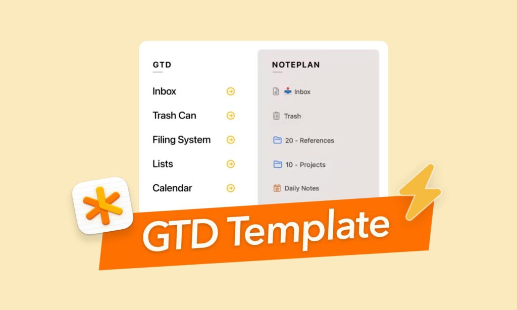 best gtd template