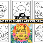 Bold And Easy Coloring Pages - Coloring Pages Simple Bold