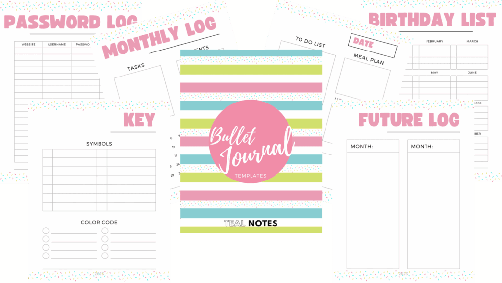 Bullet Journal To Do List Template - bullet journal template