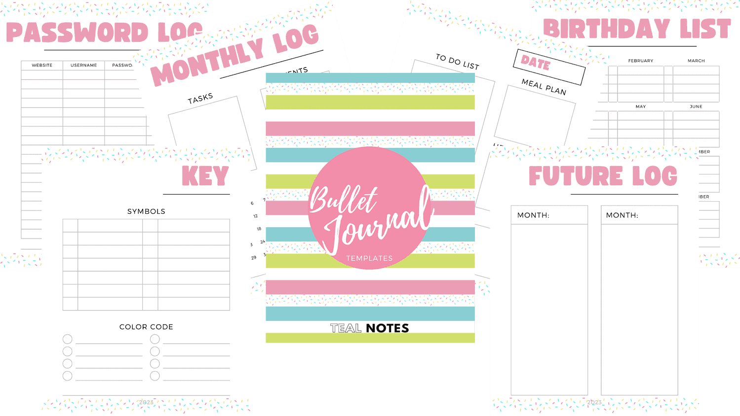Bullet Journal To Do List Template - bullet journal template
