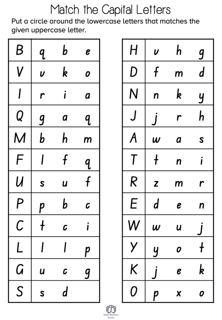Capital Letters And Lowercase Letters Worksheet – Capital Letter Worksheet Capital Letters And Lowercase Letters Worksheet - Capital Letter Worksheet