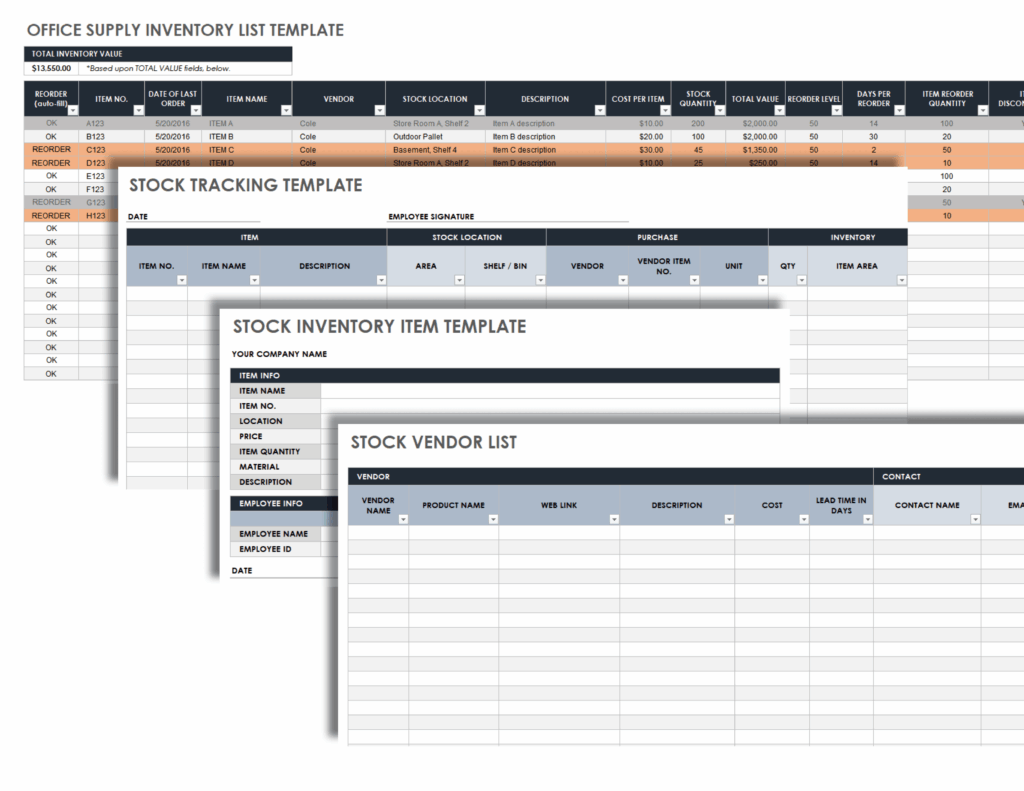 Check List Templates For Libre Offie - inventory list templates
