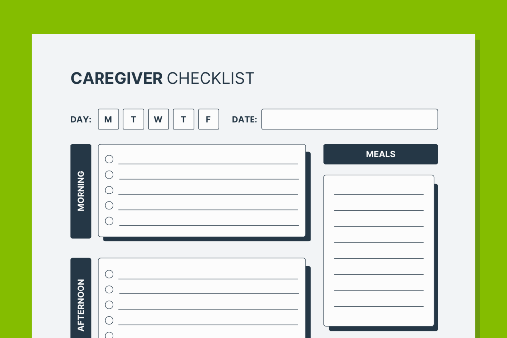 checklist for taking care of elderly parents