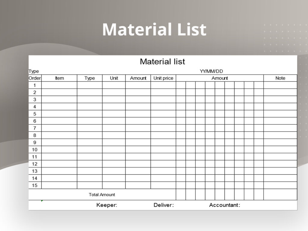 Checklist of Office Supplies xlsx excel 3e4eae07