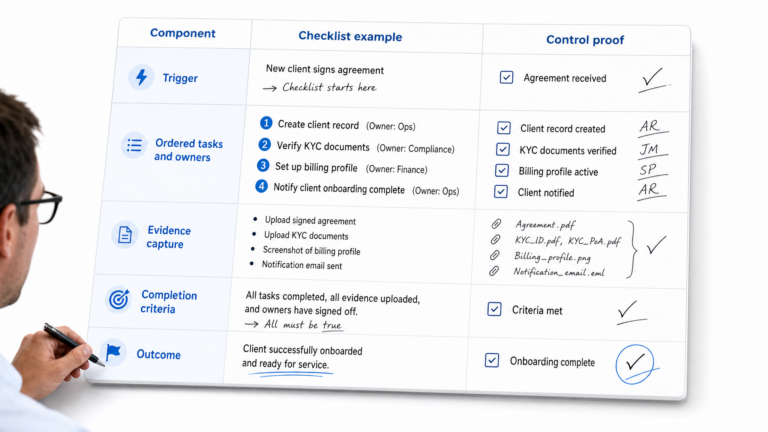 Checklist Step By Step Template - process checklist