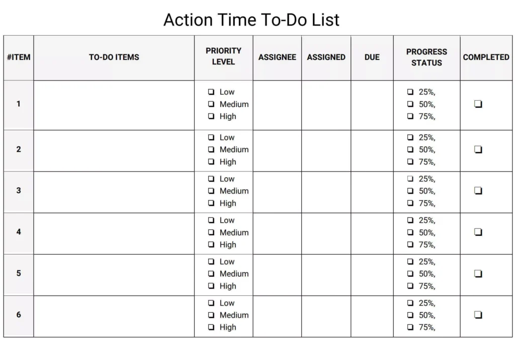 Checklist Template Based On Time – checklist form Checklist Template Based On Time - checklist form