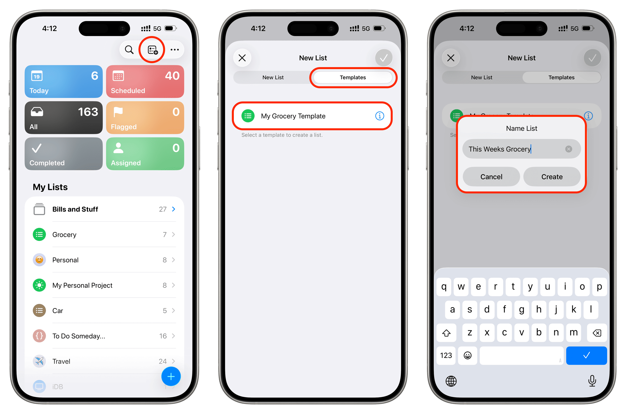 Checklist Template For Apple Free - how to use templates reminders app iphone mac
