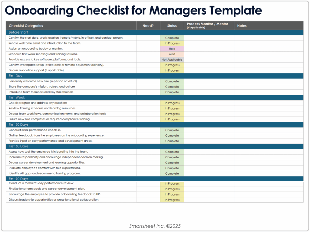 Checklist Template For Email For Action Steps - free onboarding checklists and templates