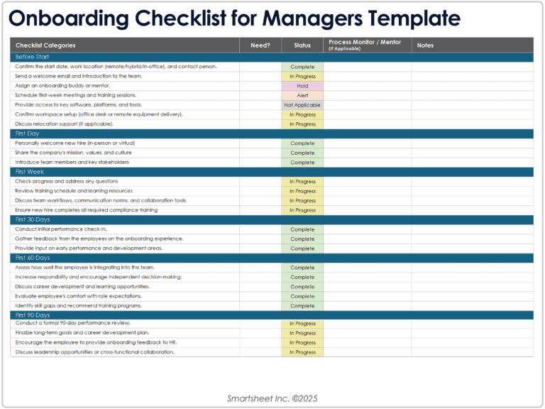 Checklist Template For Email For Action Steps - free onboarding checklists and templates