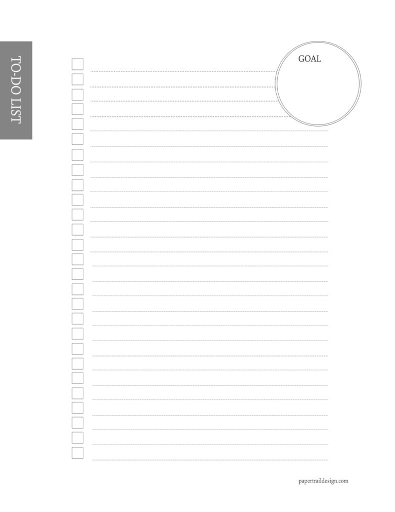 Checklist Template For Kids Blank - free to do list printable template