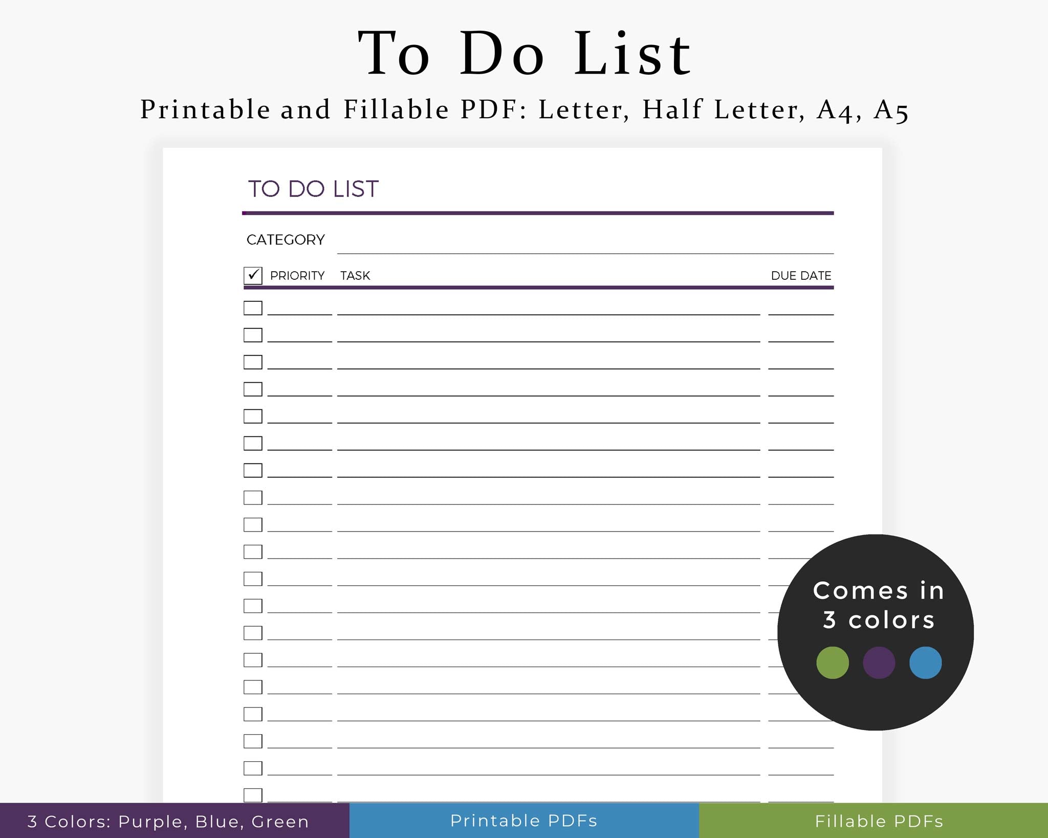 Checklist Template For Students Cutefree - to do list