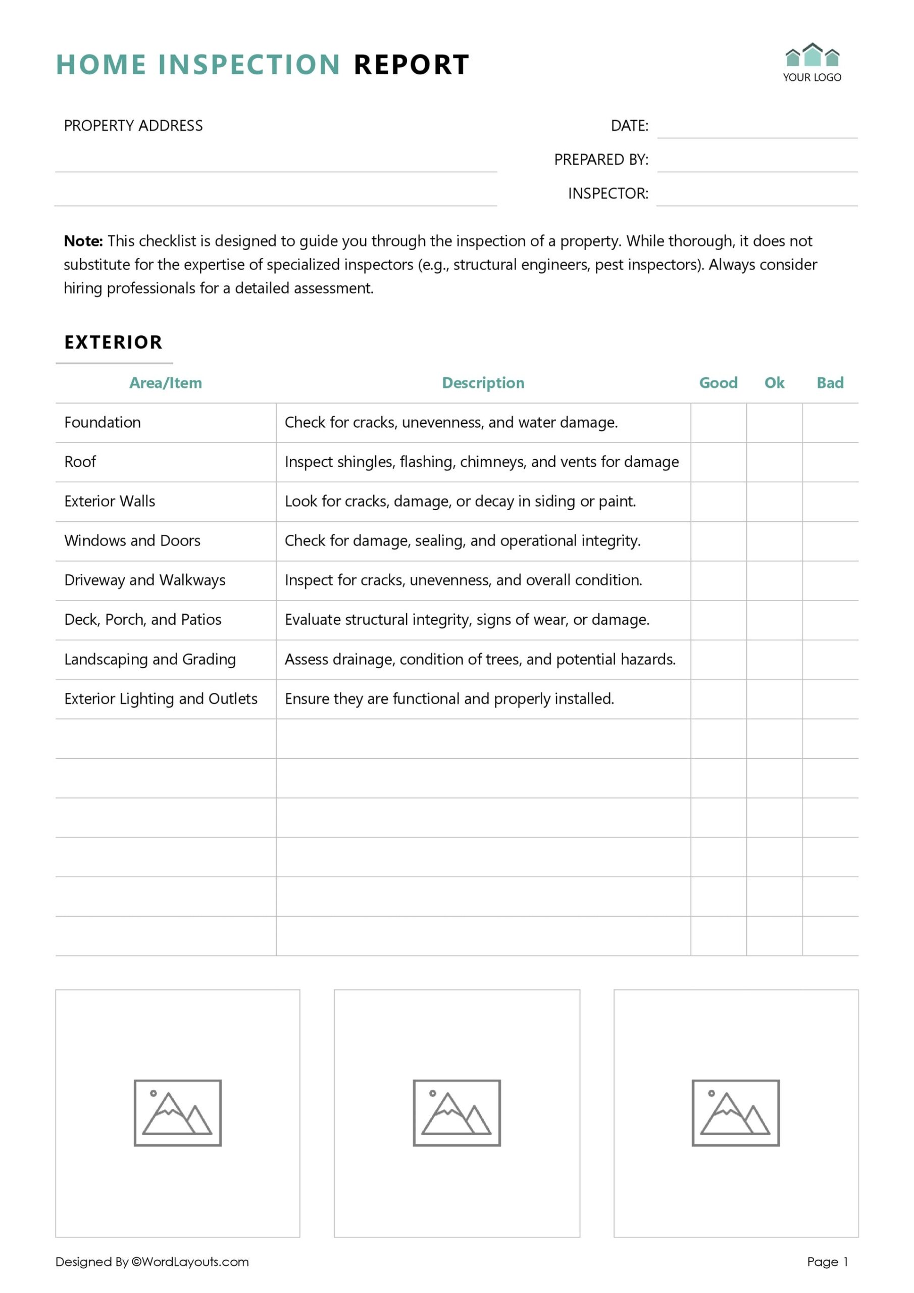 Checklist Template Three Columns Editable - checklists