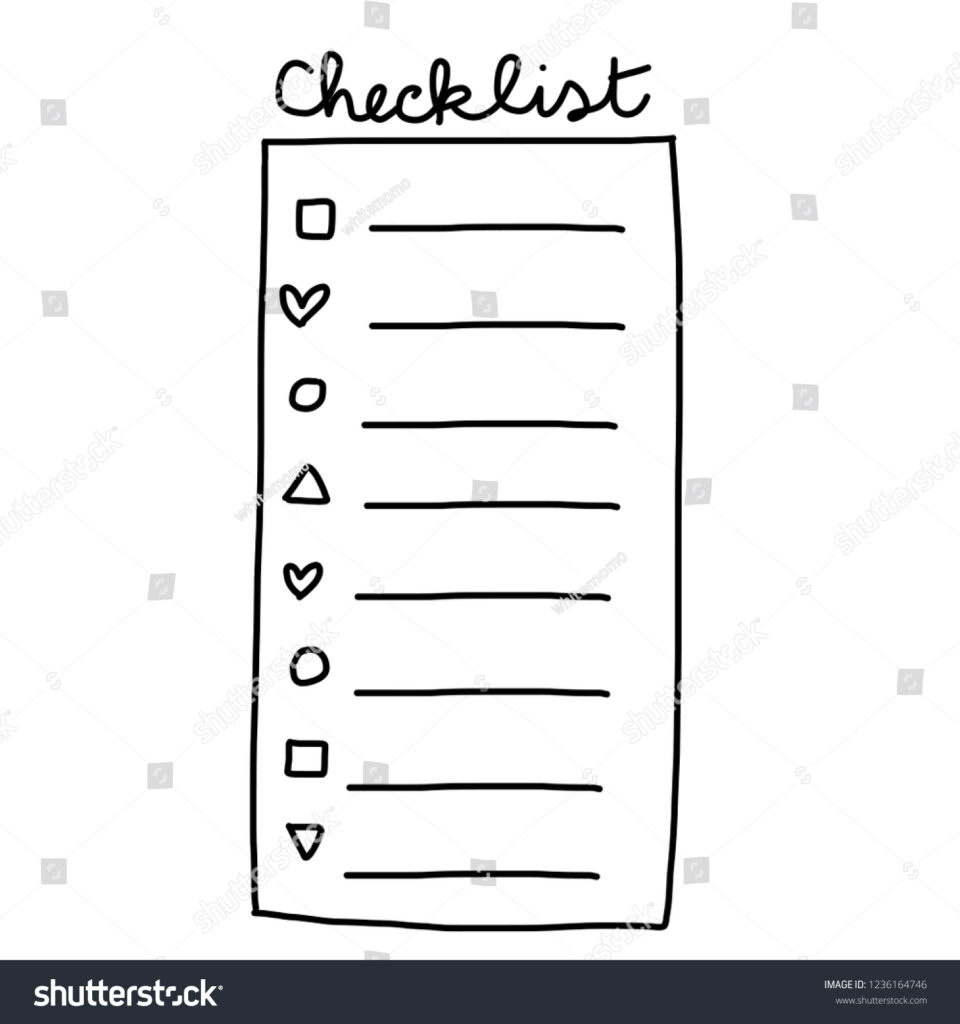 Checklist Template With Tick Boxes – checklist paper various shaped tick boxes 1236164746 Checklist Template With Tick Boxes - checklist paper various shaped tick boxes 1236164746