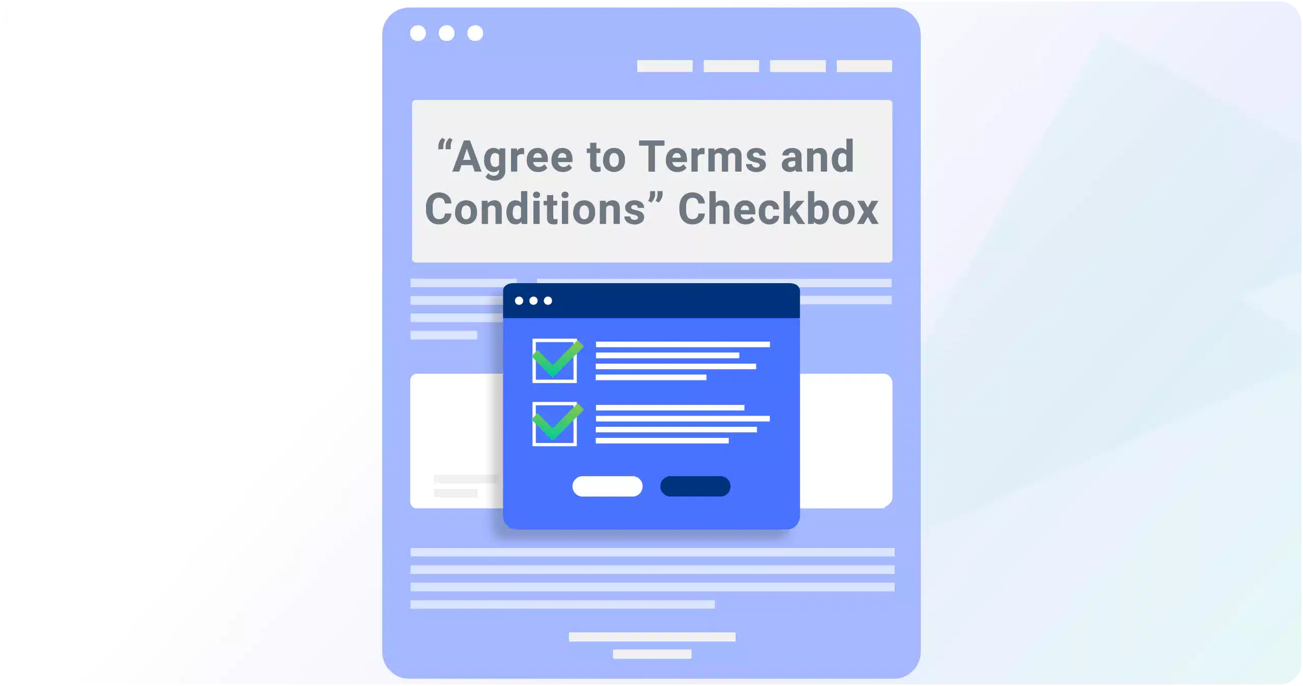 Checklist With Checkboxes Html Template - agree to terms and conditions checkbox