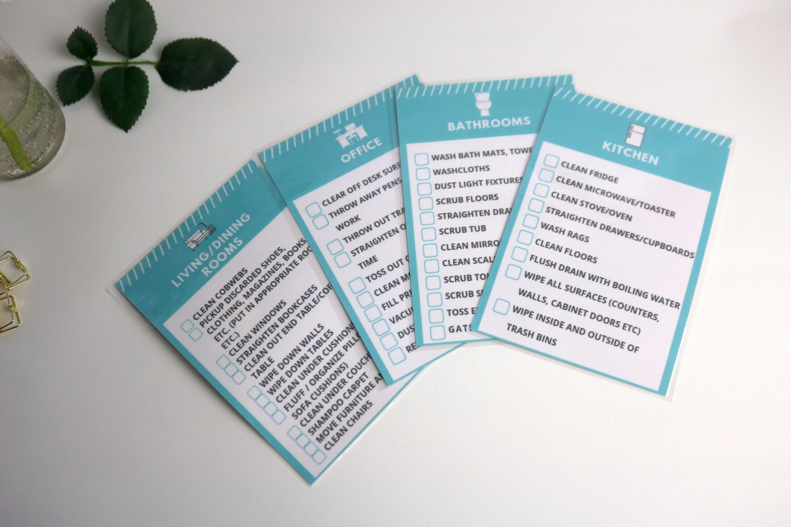 Checklists For Organization At Work - 12 lists to make to organize yourlife