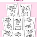 Childrens Printable Valentines Day Cards - Free printable coloring valentines day cards for kids – Artofit