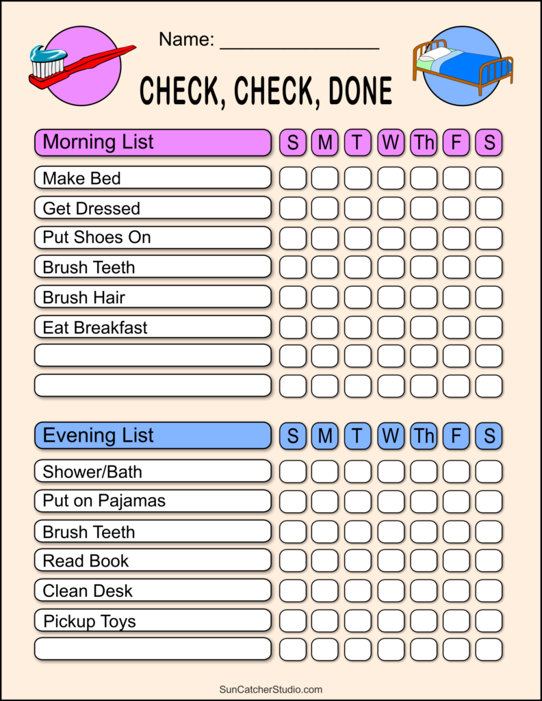 chore charts chore charts