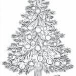 Christmas Tree Pictures For Coloring - Christmas Tree Pictures To Color