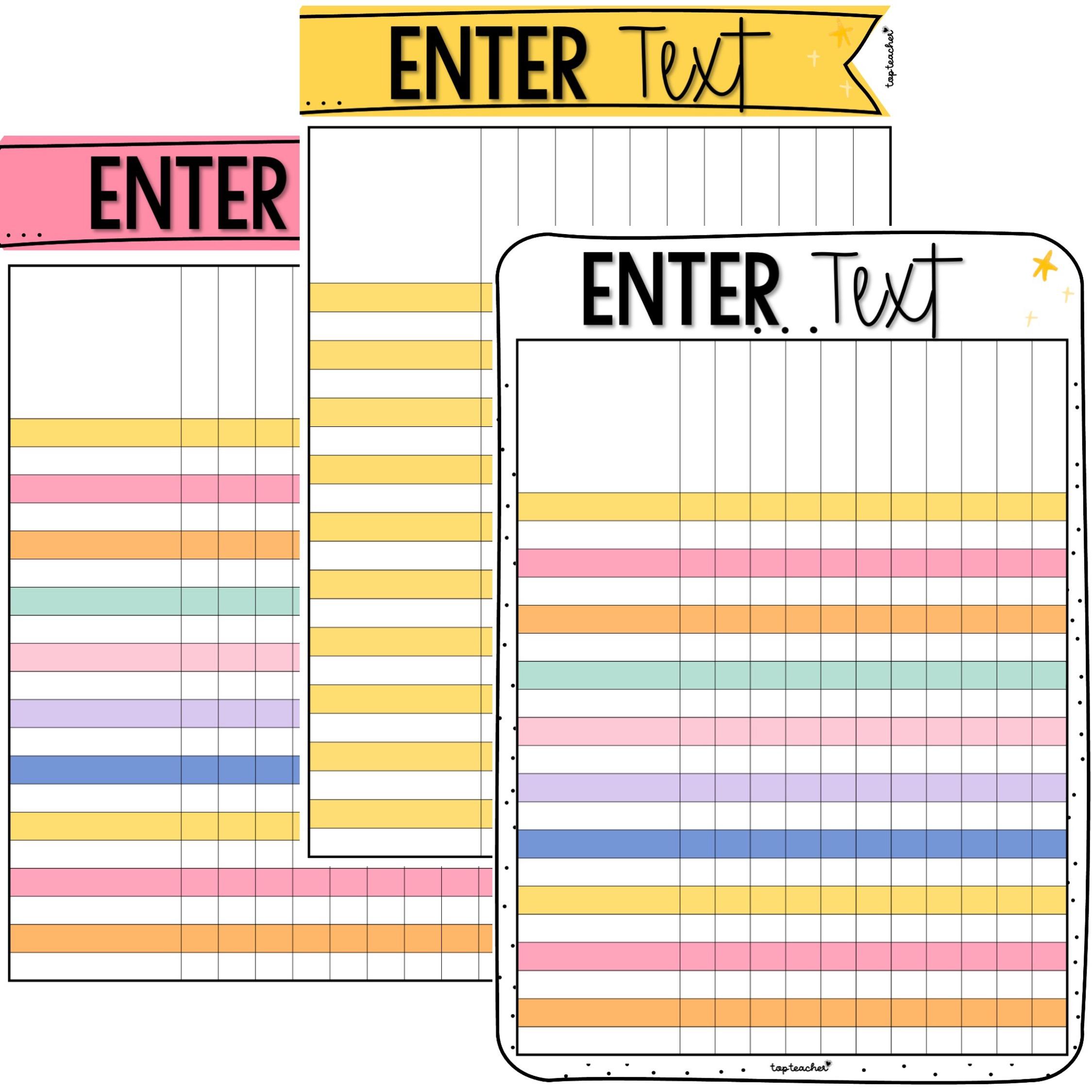 Class To Do List Template - class checklist good vibes editable