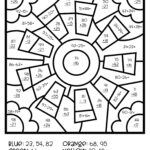 Color By Addition And Subtraction - Color By Number Addition And Subtraction Pdf Free