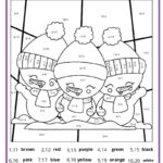 Color By Number Addition Free - Printable 2 Digit Addition Coloring Worksheets Free