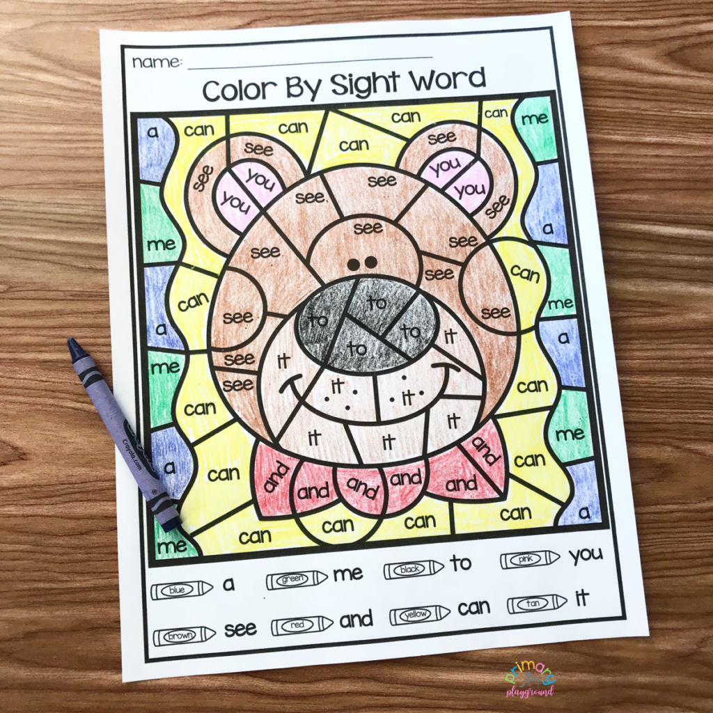 Color By Number Sight Words – Color By Sight Word Worksheet Free Color By Number Sight Words - Color By Sight Word Worksheet Free