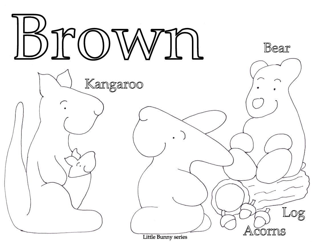 Coloring Pages For The Color Brown - Brown Coloring Pages