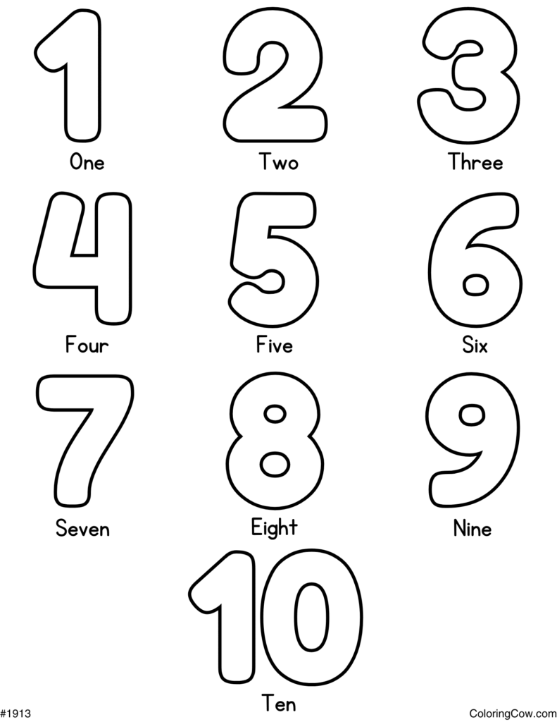 Coloring Sheets Numbers 1 10 – Coloring Page Numbers – Image to u Coloring Sheets Numbers 1 10 - Coloring Page Numbers - Image to u