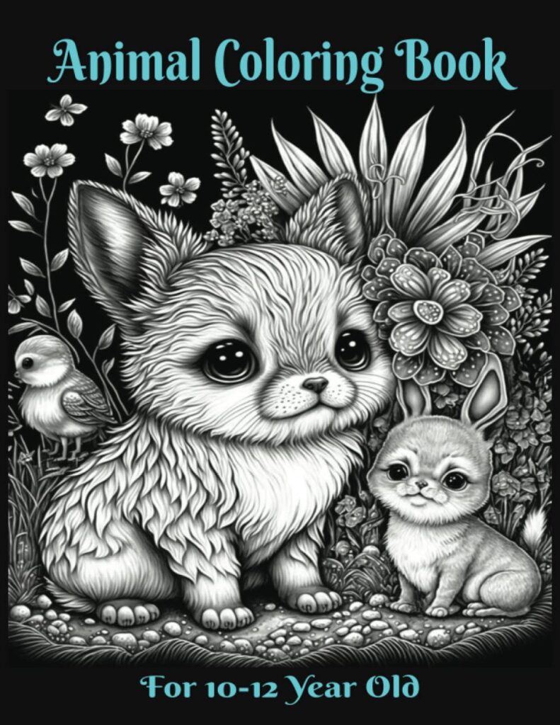 Colouring Books For 10 Year Olds - Amazon.com: Animal Coloring Book For 10-12 Year Old: Girls, Boys, Teens ...