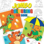 Colouring Books For 8 Year Olds - Jumbo Colouring Red Book for 4 to 8 years old Kids Best Gift to ...