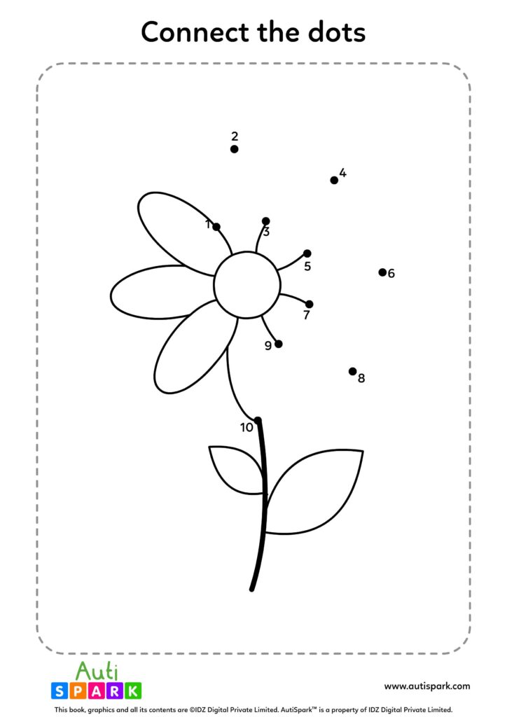 Connect The Dots 1-10 - Connect The Dots 1 to 10 Worksheets Special Education Worksheets 6078245