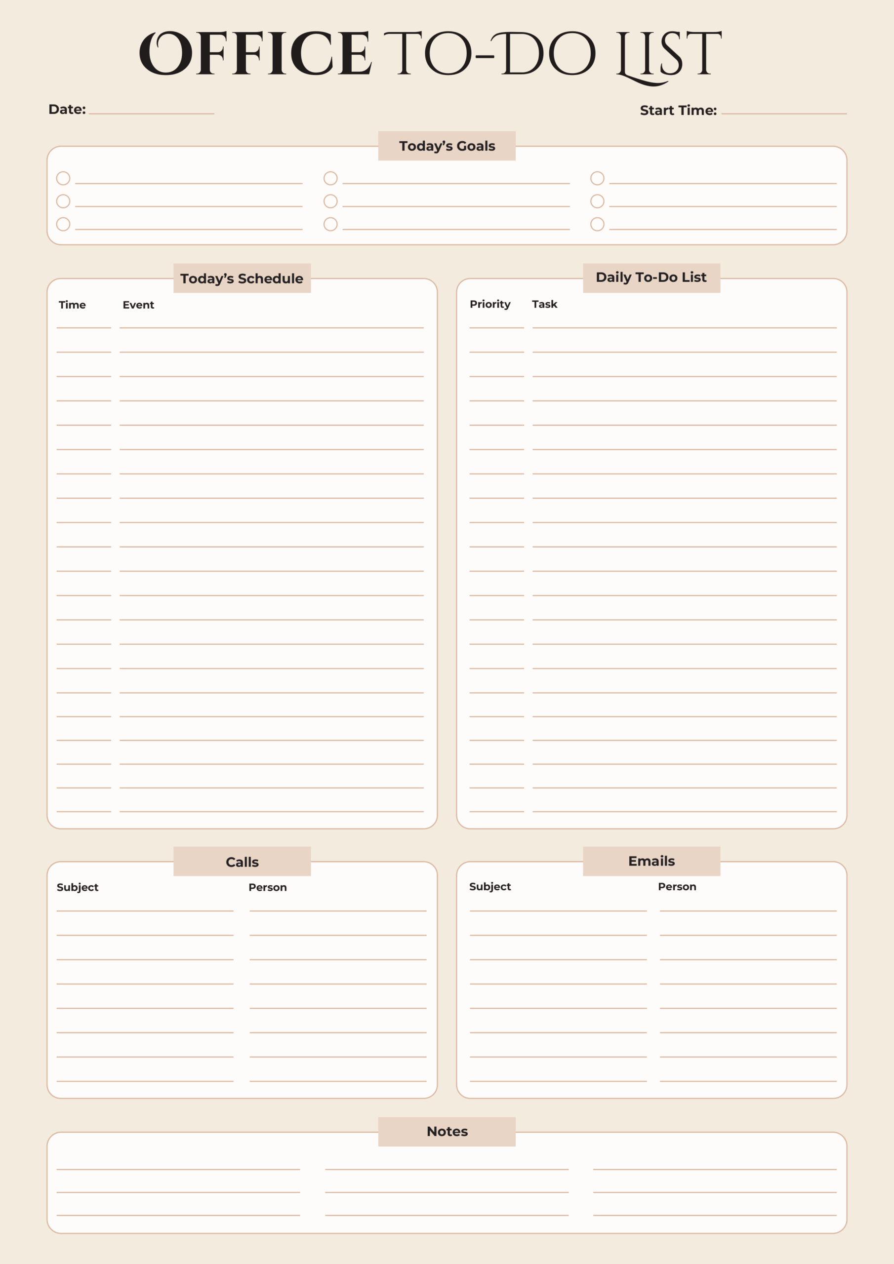 Corporate To Do List Template - to do list templates