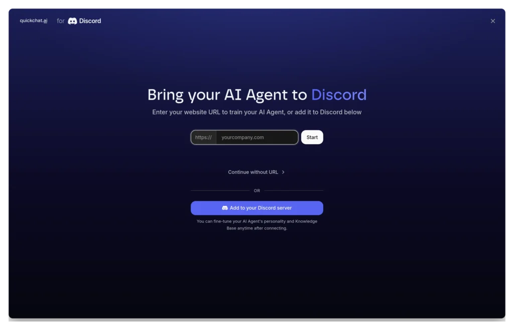 create ai bot for discord
