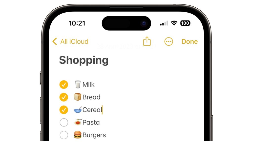 create checklists apple notes app create checklists apple notes app