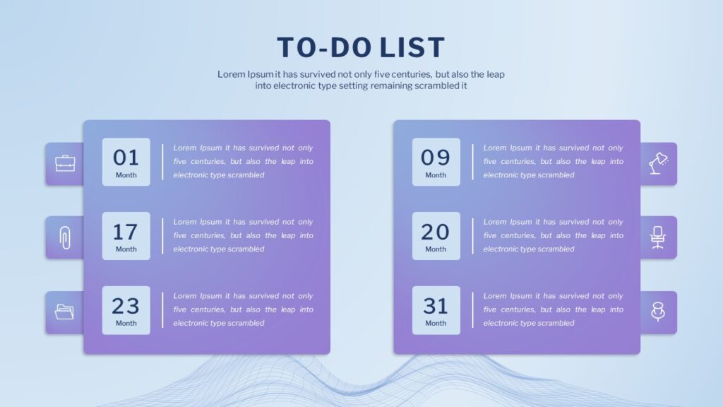 customizable to do list powerpoint template