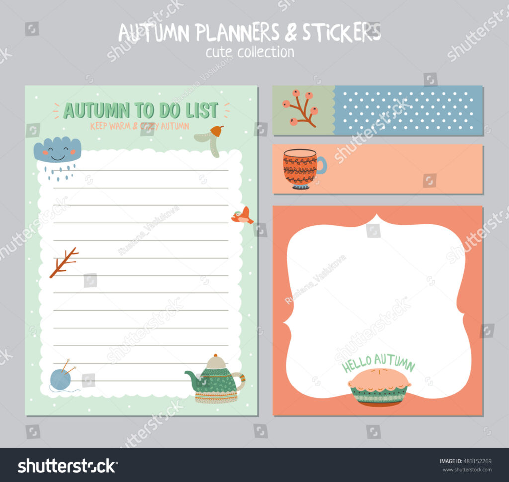 cute daily calendar do list template 483152269 cute daily calendar do list template 483152269