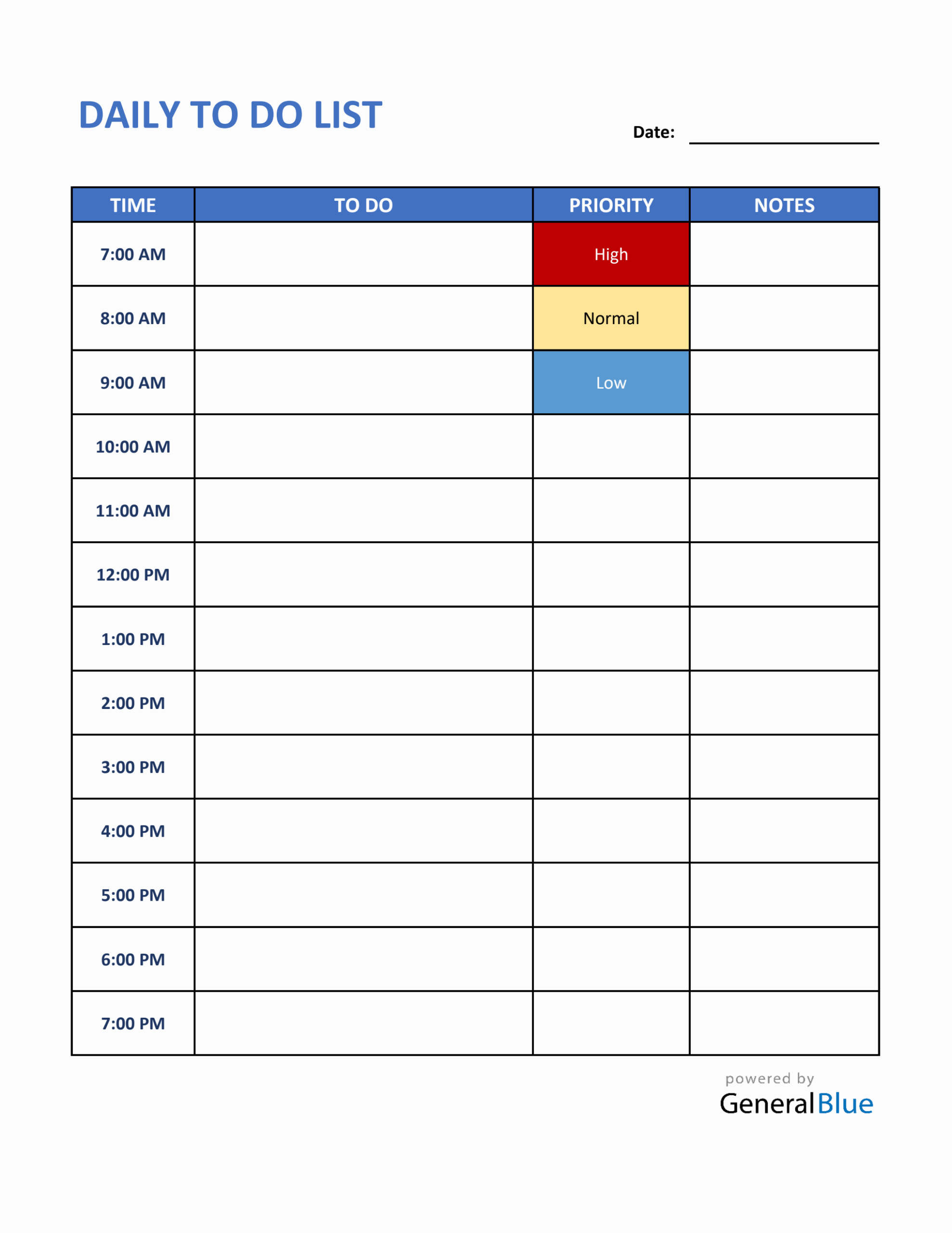 Daily It Task List Template - t42p8h3p4