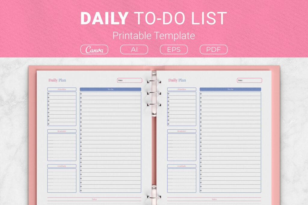 daily to do list printable template 6