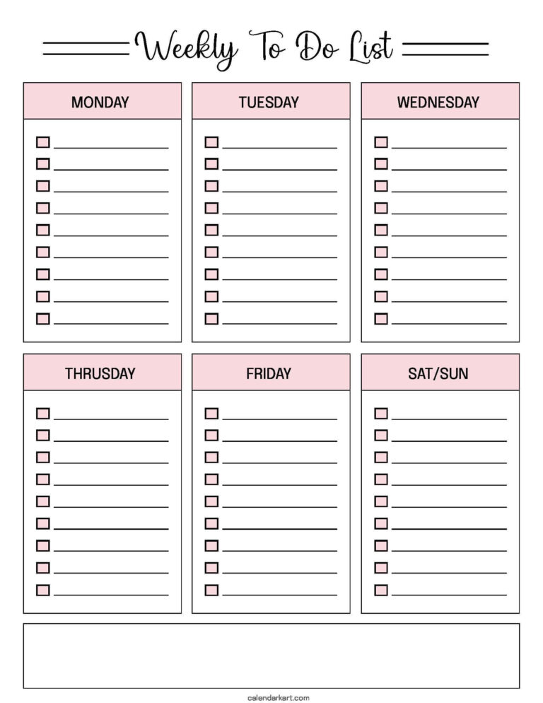 Daily To Do List Sheet Template - to do list template