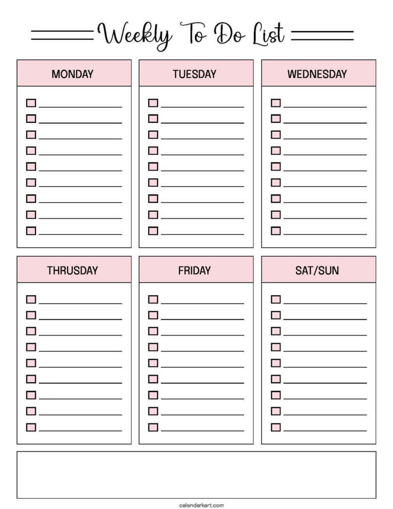 Daily To Do List Sheet Template - to do list template