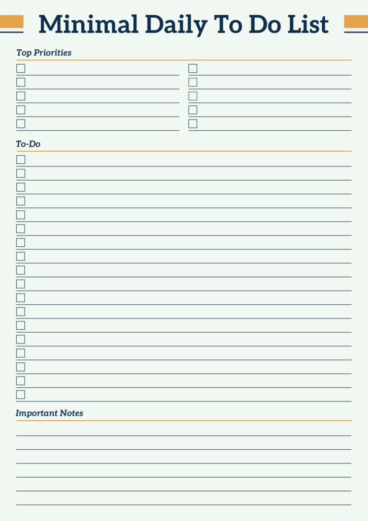 Daily Todo List Template Word – to do list templates Daily Todo List Template Word - to do list templates
