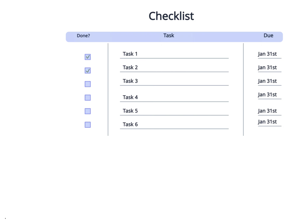 Difference Between Checklist And Todo List - to do list ideas