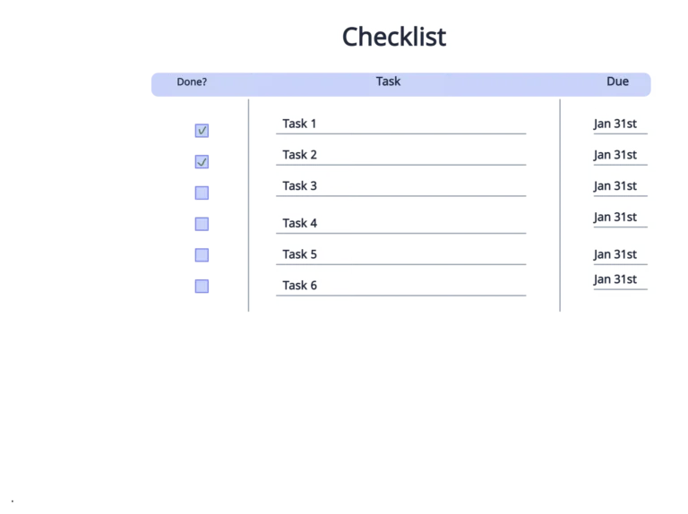 Difference Between Checklist And Todo List - to do list ideas